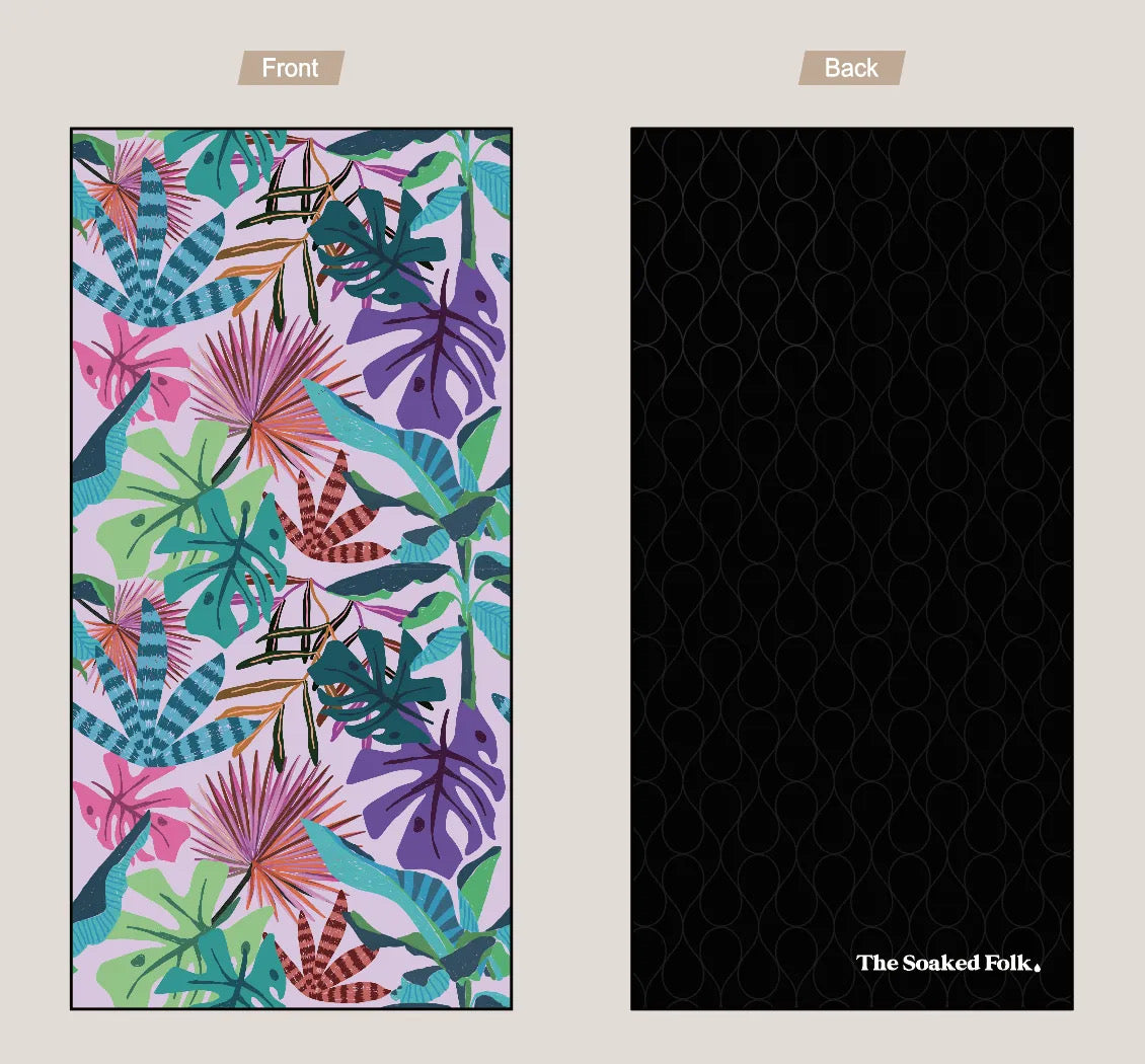 Towel - Pink Jungle