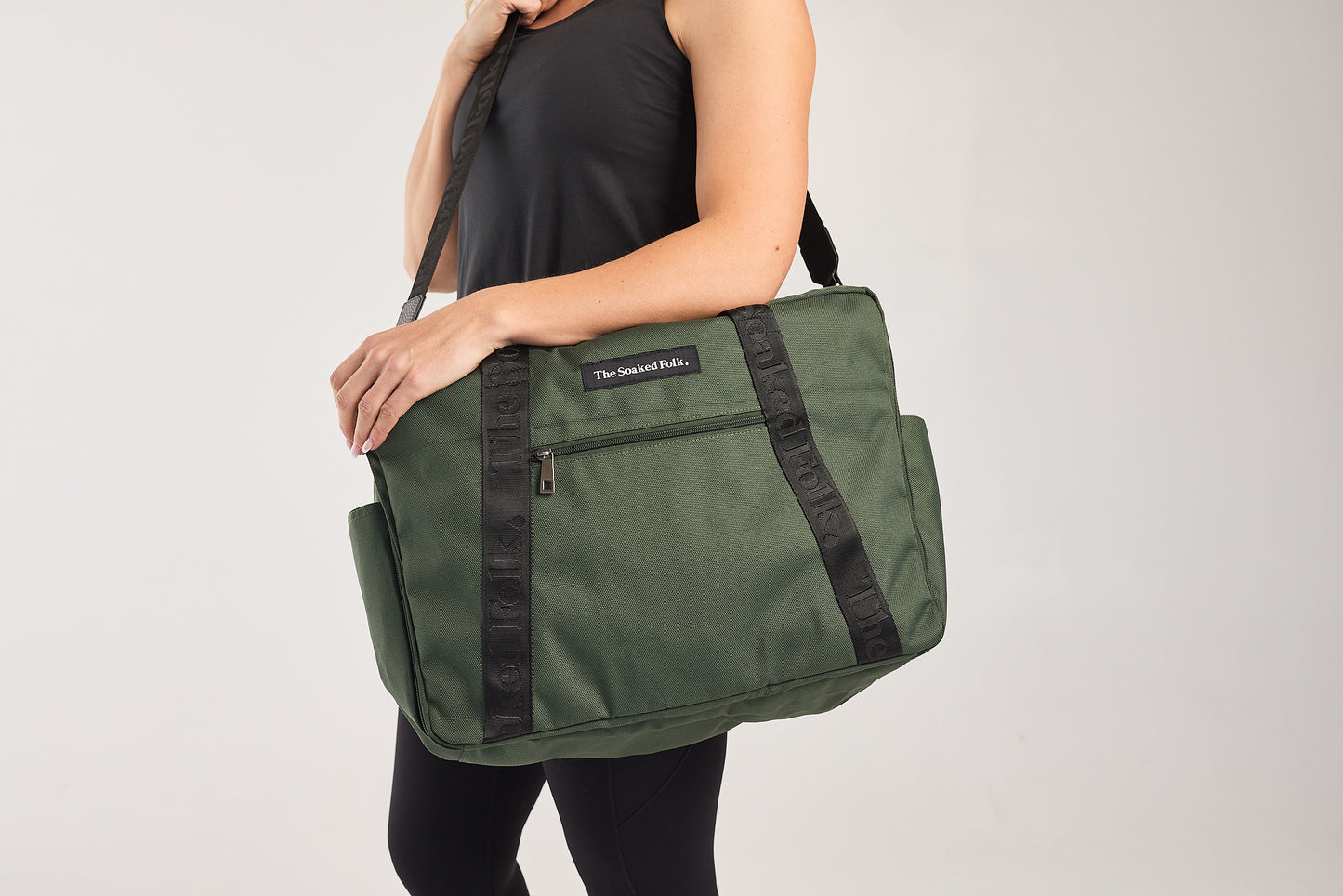 The Soaked Tote - Forest Green