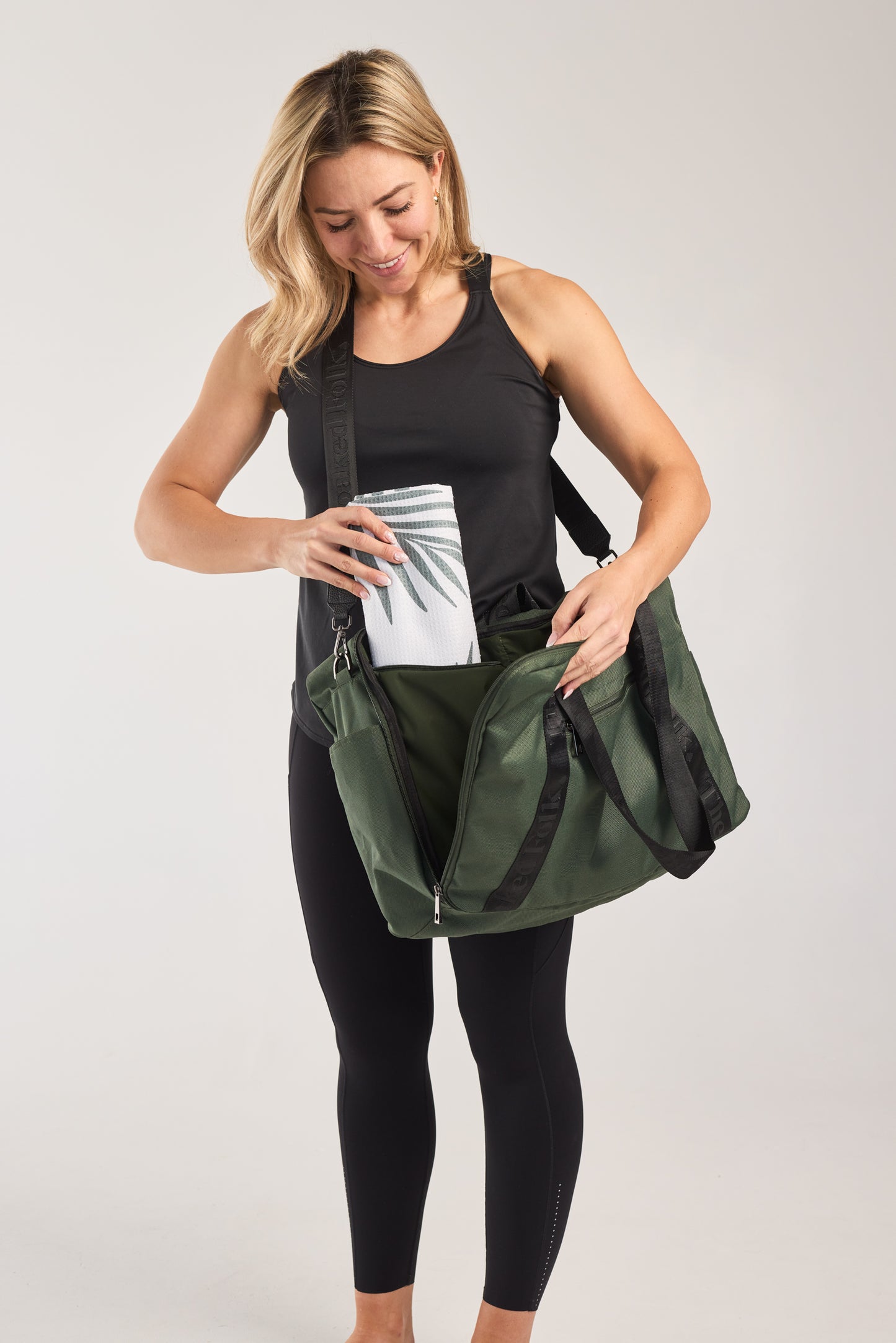 The Soaked Tote - Forest Green