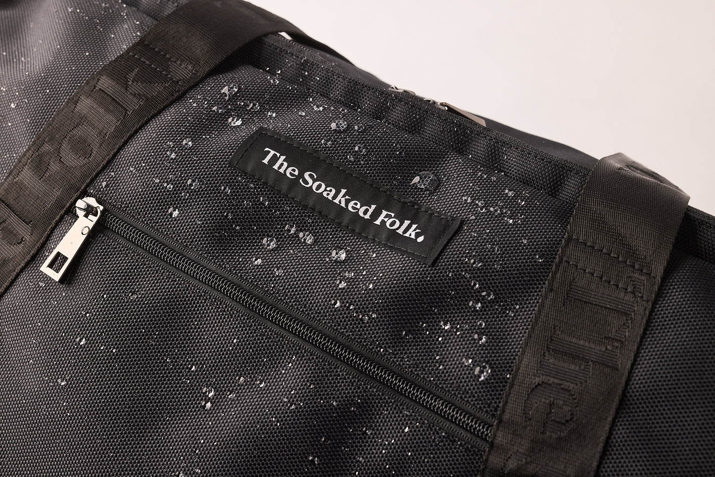 The Soaked Tote - Blue Graphite