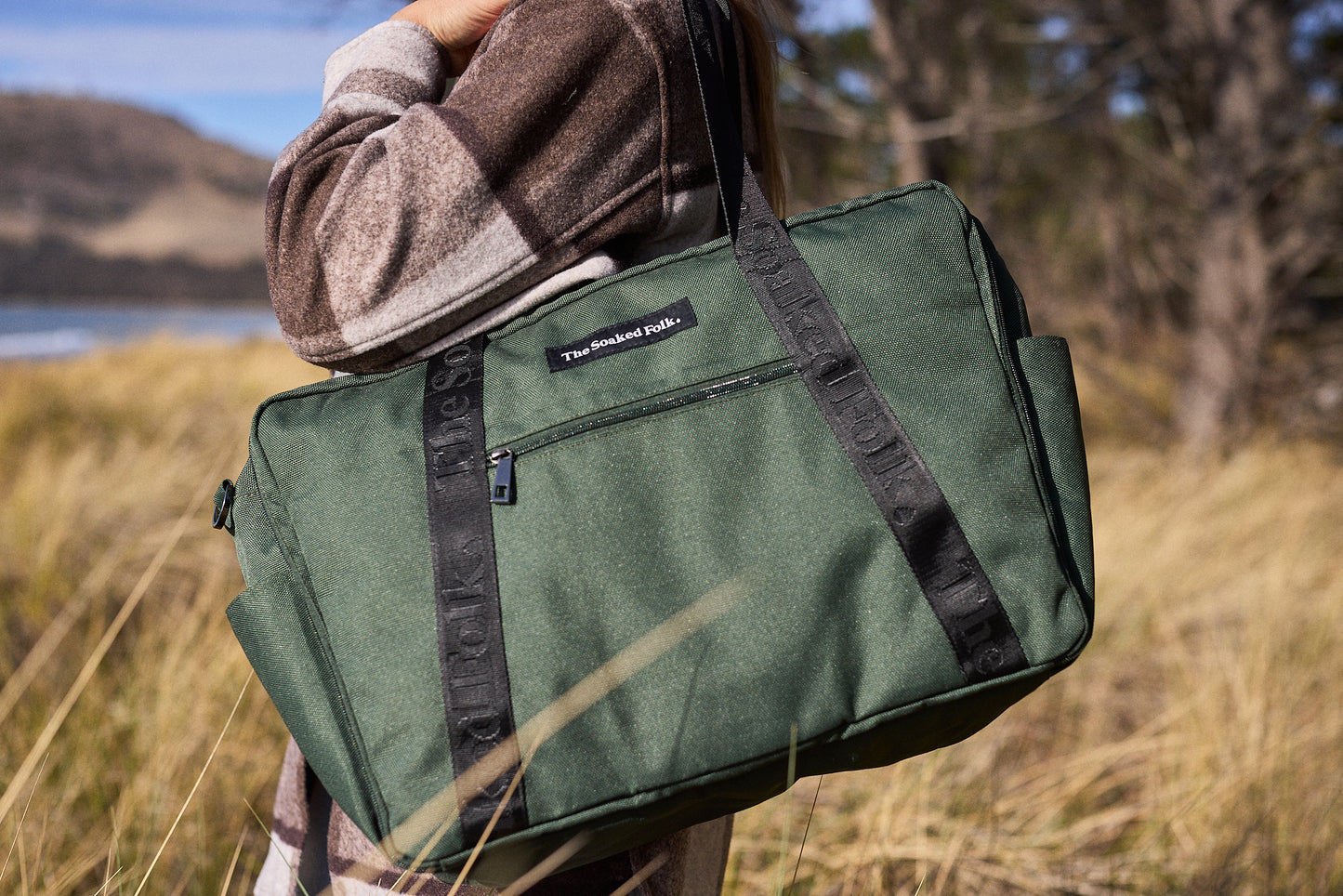 The Soaked Tote - Forest Green
