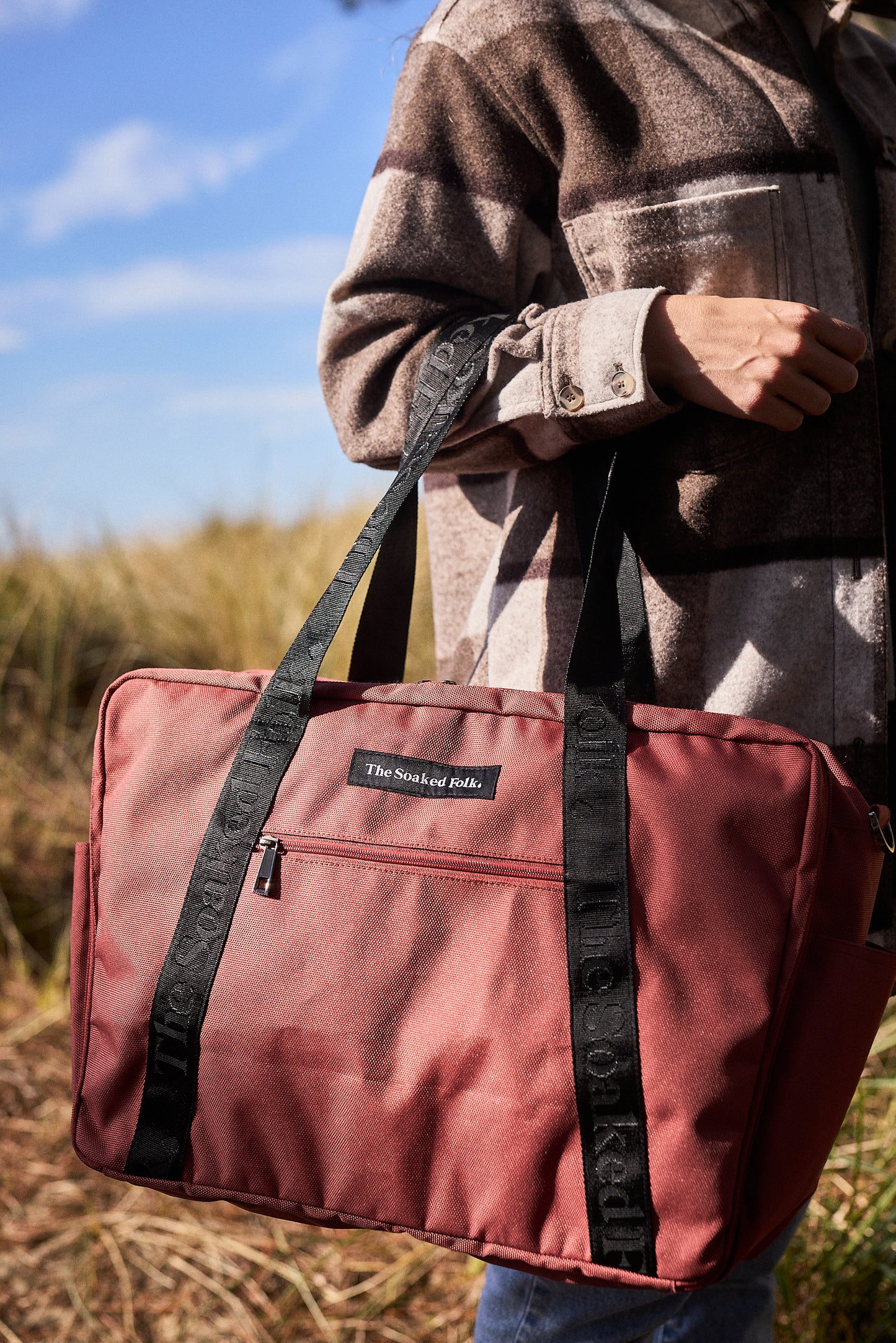 The Soaked Tote - Rust