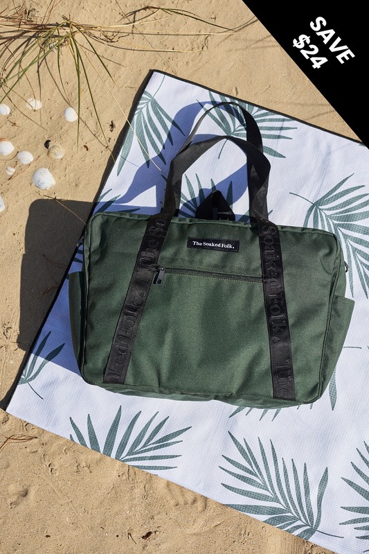 The Soaked Tote and Towel Bundle